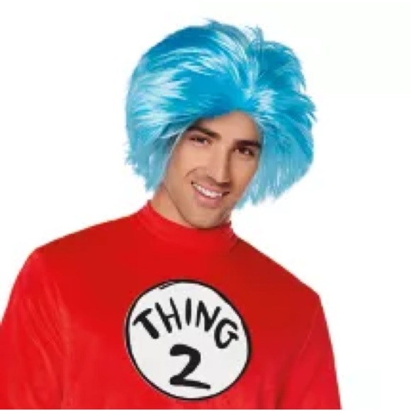 Dr Suess Thing 1 & 2 Halloween Costume Adult One Size Unisex - Picture 11 of 11